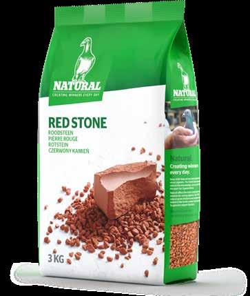 The Natural Red Stone is made of clay fired at very high temperatures (over 1.