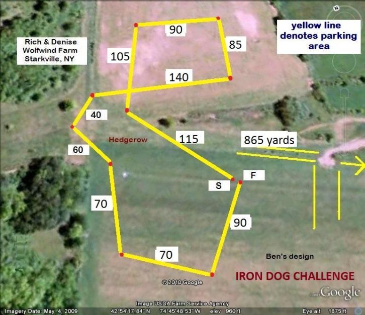 COURSE PLANS Each course will be reversed for the finals, run-offs, and best of breed, or at the discretion of the judges.