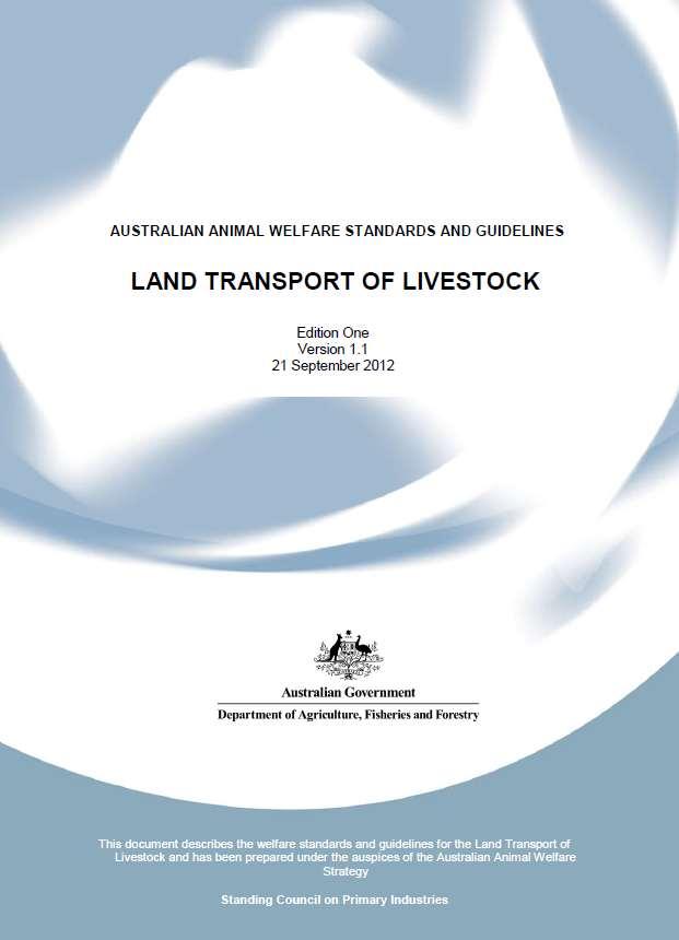 Aim of Standards Development Under the Australian Animal Welfare Strategy and Animal Health Australia Re-format and combine each of the 22 existing MCOP in Standards and Guidelines Started with
