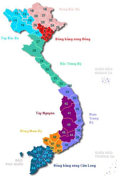 HUNG YEN Map of