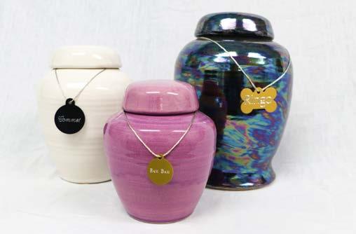 Ceramic&Personalization p r o d u c t s We offer a variety of colors and selection of ceramic urns.