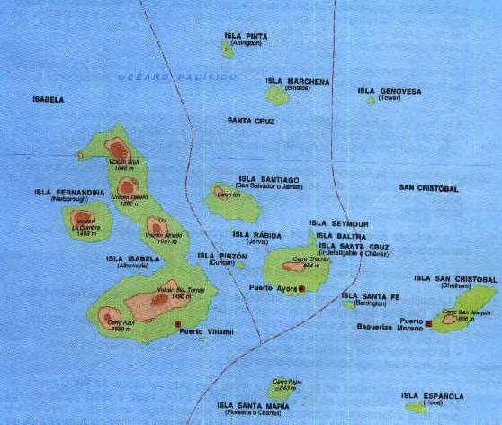 Galapagos Recent volcanic origin most of