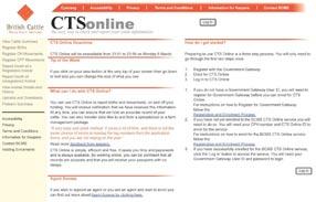 9.7 How to enrol for CTS Online You need a CTS Online reference number to enrol.