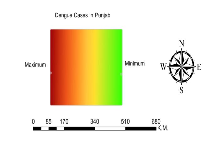 11 shows the intensity and flow of dengue in November.