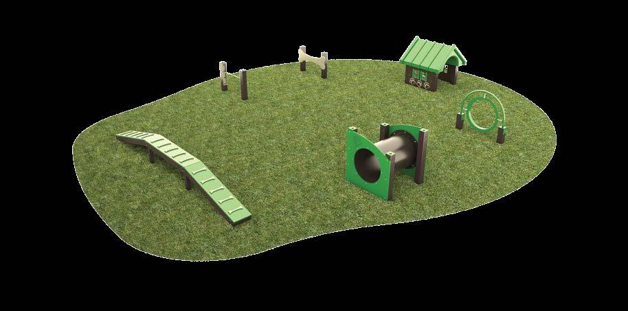 NEWLY DESIGNED! DOG PLAY PACKAGES All of our packages are designed so you can have play components that keep pets active, healthy, and are cost effective.