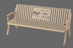 CUSTOMIZED AMENITIES FOR RECOGNITION & INCOME Customized benches helps build brand recognition.