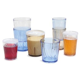 Tumblers for the Healthcare Market SWIRL TUMBLERS Made of break-resistant SAN Exclusive 2 oz.