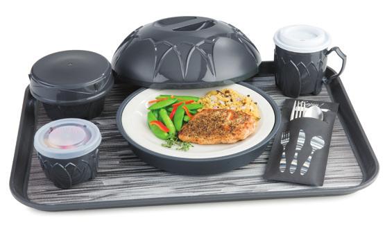 Insulated Dinnerware for the Healthcare Market THE FENWICK TM COLLECTION New modern sculptured design with pedestal base and china like appearance Includes 8 oz.