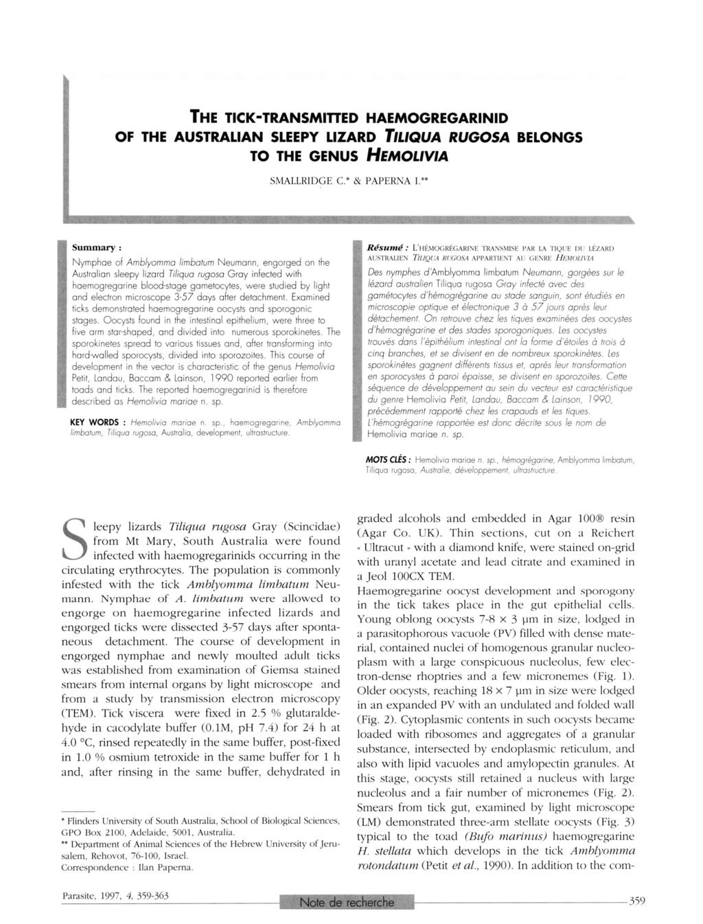 Article available at http://www.parasite-journal.org or http://dx.doi.org/10.