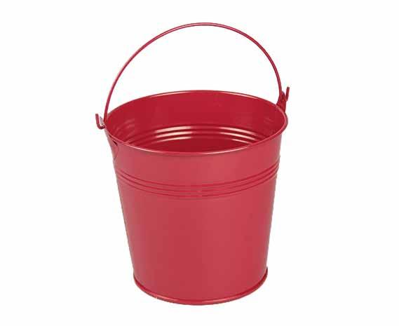 BUCKETS Displays & Buckets Emmers - Buckets - Eimer - Seaux 2414806 2513000 2513015 Zinc buckets (with handle) art.nr.