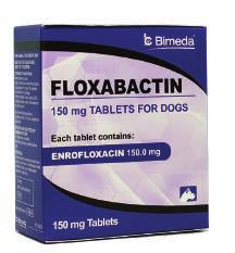 Cats: Single daily dosing of 1 x15mg tablet per 3kg body weight for 5-10 consecutive days 1FLO003 10 x 10 blister pack (100 tablets) 50mg enroflaxacin per tablet Dogs: Single daily dosing of 1 x50mg