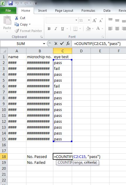 COUNTING THE TOTAL SUM FOR FIELDS OR COLUMNS Much the same as the above calculations count can either be found within more functions of autosum, or by entering =Count (selectdata) in the same way as