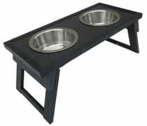 Parts & Accessories 1701-L DOGIPOT DOG BOWL Dishwasher safe Made with plastic Fade, chip and scratch resistant Rubber grips stabilize bowl in place Hold up to 1 qt or 32 oz of food or water 10 Wide