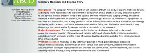 Always record vaccine brand and batch number in the medical record + the anatomical location where it was injected (cats).