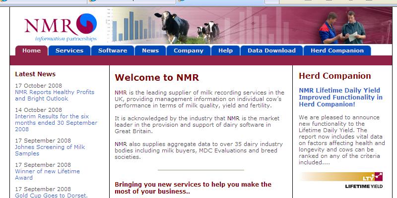 1.4.1 Updating Interherd with new milk recording results While maintaining the data entry of events in to InterHerd it is also necessary to import