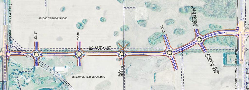 TRANSPORTATION 92 AVENUE (WEBBER GREENS DRIVE EXTENSION) From the City of Edmonton Planning on January 22, 2018: 92 Avenue construction is