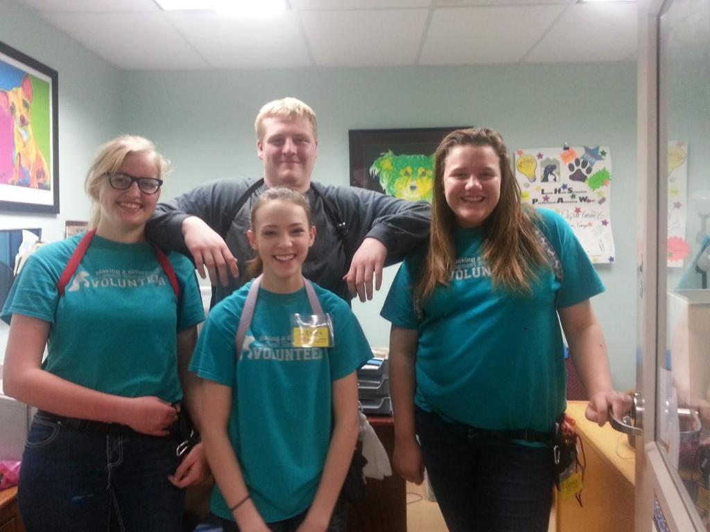 Teen volunteers are at the heart of our shelter, we couldn t do what we do without their generous support.