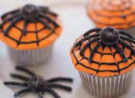 AAA Im ports, Inc. 407-884-0078 October 2004 Page 5 Scary Spiderweb Cupcakes Perfect for a Halloween party, these rich, chocolaty cupcakes are fun to make.