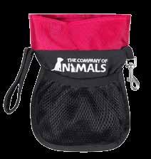 Extremely versatile with separate pockets for treats, training aids and valuables, its waterproof outer