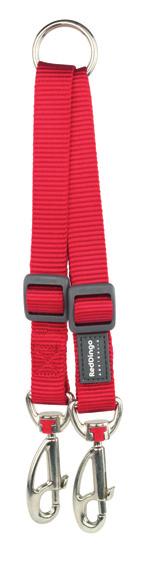 Coupler Leads Red Dingo premium quality coupler leads are made from hard-wearing nylon webbing and feature our signature ultra strong interchangeable Red Dingo clip.