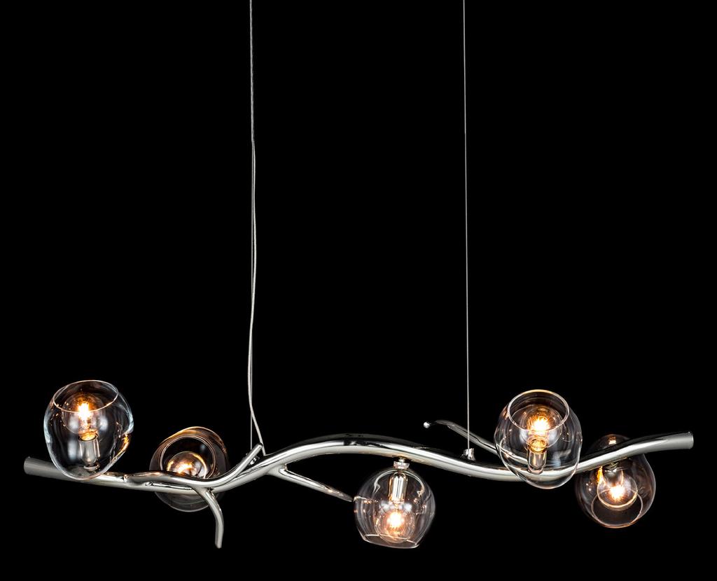 ERSAHL150N-GLCLE Ersa hanging lamp long with clear glass