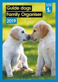 Code: 18245B 2019 Guide Dogs Family Organiser This