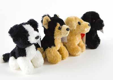 Code: 237020 Golden Retriever, Black Labrador and German Shepherd Puppy Toy