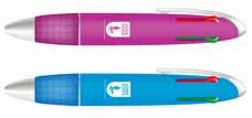 Pencil A vibrant, multi-coloured foil coated pencil with white Guide Dogs
