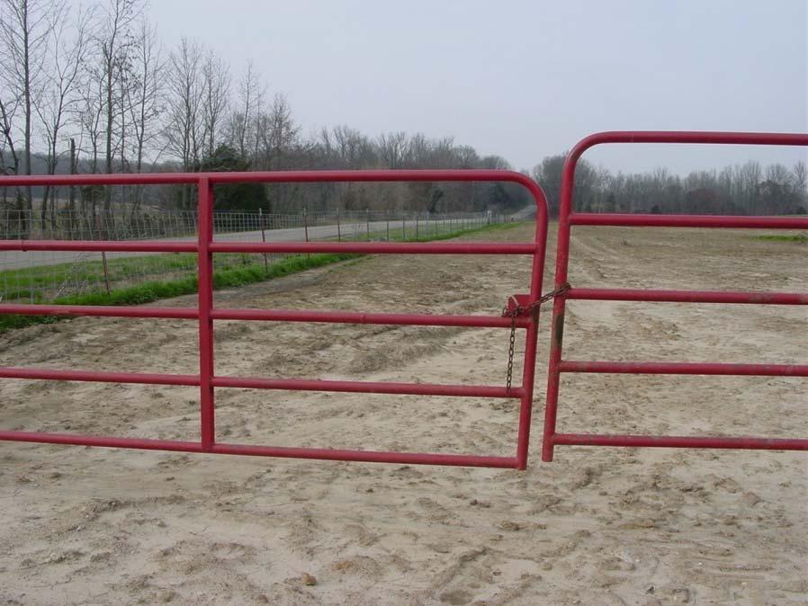 Locks Keep all gates entering the farm locked Make sure all water supplies are locked as well as