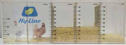 Use to assess the uniformity of feed particle size throughout the feeding system samples are taken from various points.