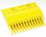 you replace any comb plate that has even one broken or missing tooth.