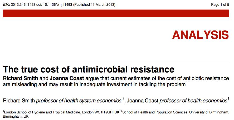 We estimate that without antimicrobials, the rate of postoperative infection in