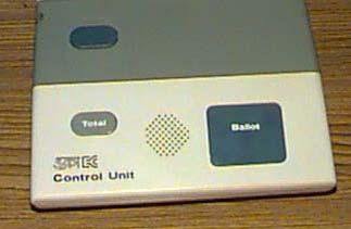 Control Unit Ballot Section Total