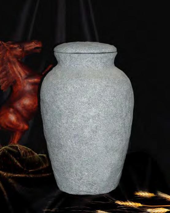 35 Horse Urn 4 Ceramic Urn with