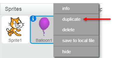 Add more balloons We can make the game a lot more fun by adding more balloons. This is quite easy.