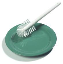 Dish Brushes 40413 has 180 staple set brush head and full end bristles to prevent splash back 367600TC has a flattened side to cover the surface area better and help remove food residue 3610140 Bake