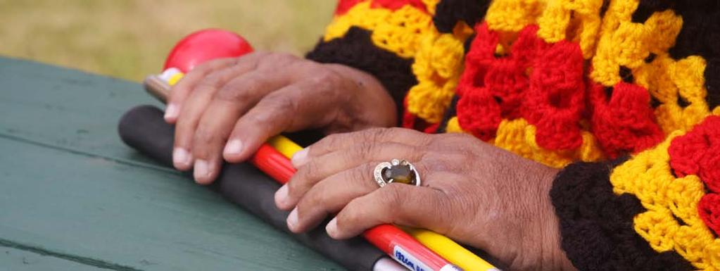 Aunty Mary s Story I m Aunty Mary, and I m a Bundjalong woman. I m one of 12; eight in my family have diabetes. I am the only one who has vision loss from diabetes.
