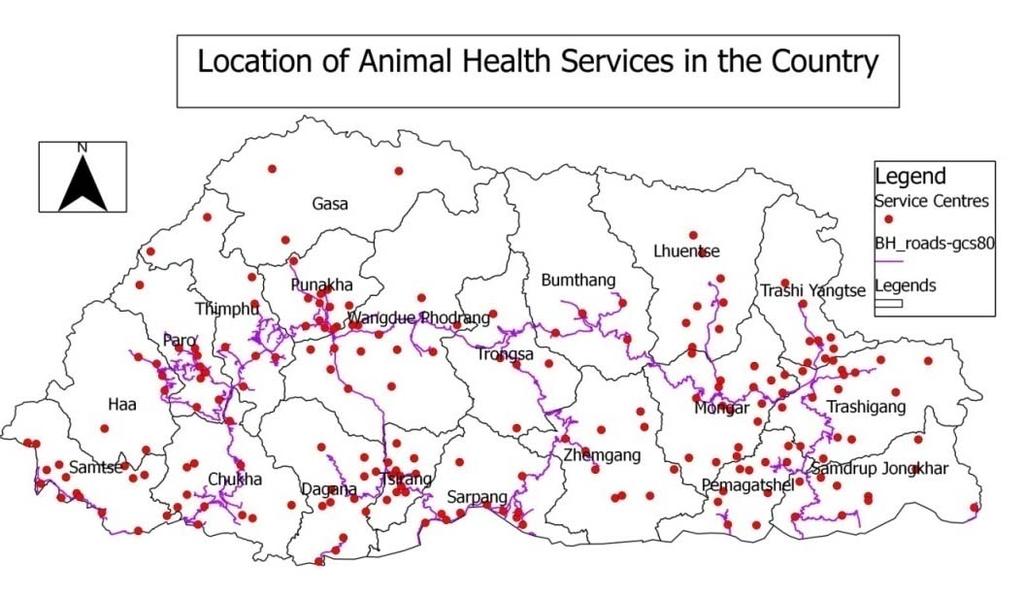 Background/General information Animal Health Services - Provided free of cost through 224 animal health service centres and includes: 1 National Centre for Animal Health (NCAH) 1 National Animal