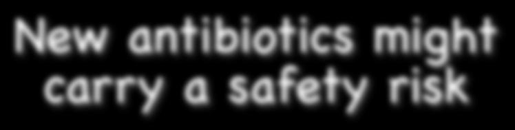 New antibiotics might carry a safety risk grepafloxacin removed in 1999 due to safety concerns regarding fatal cardiac arrhythmias sparfloxacin removed in 2001 due to phototoxicity trovafloxacin