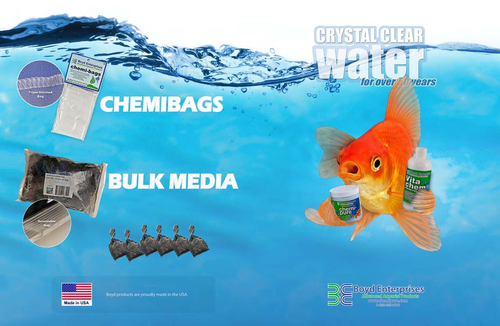 Triple stitched, Chemibags offer hands-on aquarists an easy-to-use, hi-quality, filter bag to pack their own media.