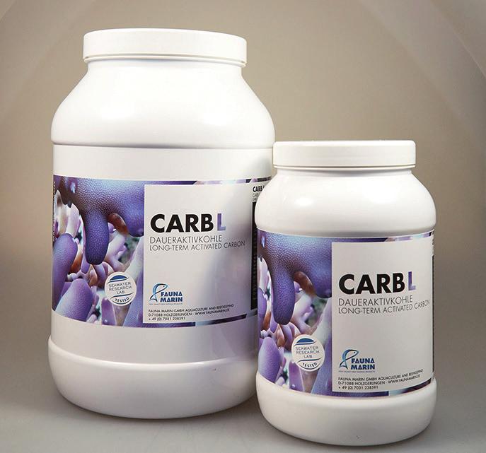Carb L Activated charcoal during use Continuous filtration via Carb L (high-purity, activated pellet charcoal) is a basic pillar of the Zeo-Light System.