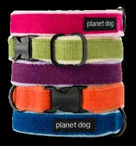 LEASHES & COLLARS Hemp fabric is perfect for dogs: durable, machine