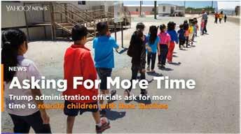 The deadline to reunite those kids five or under has passed ignored by the Administration except for a request to extend the deadline indefinitely. Indefinitely?