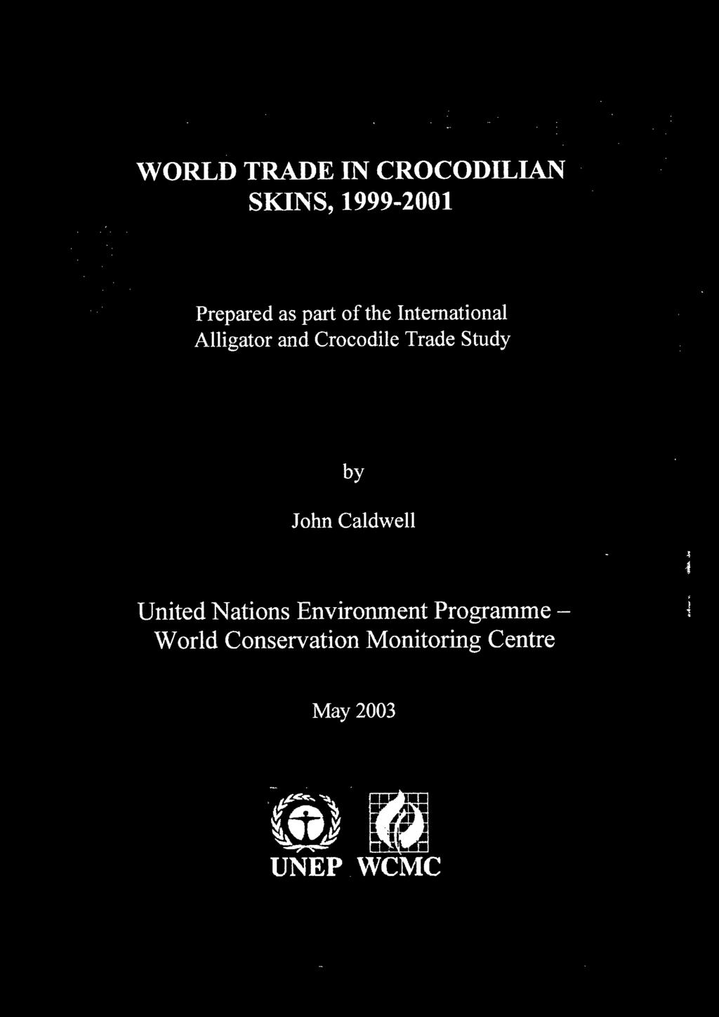 John Caldwell United Nations Environment Programme - World