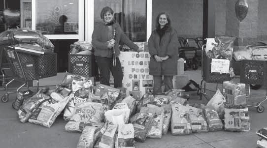 Pet Food Pantry A trememous effort put forth by Cindy, Bonnie and Oliver resulted in two Four Legged Food Drives held at the Tractor Supply Companies in Clay and East Syracuse.