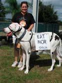 Dogs competed in the Mutt Show for