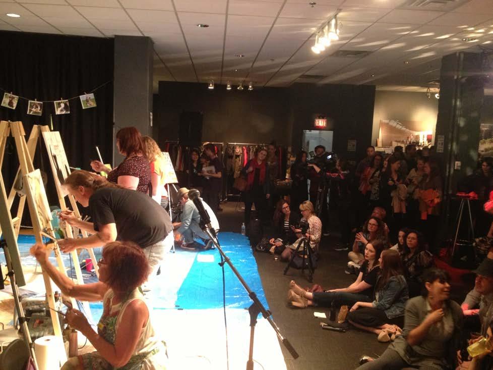 2013 AARCS Events Above: Diva s for Dogs Team at the Calgary Marathon raised over $25,000! Left: First Annual AARCS Art Combat Event held in Calgary was a huge success.