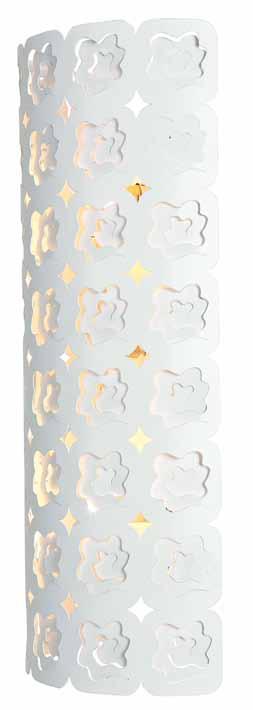 Lacey Ext 4 Profile View 50987 Lacey Laser Cut Wall Sconces Finish CRM CETL
