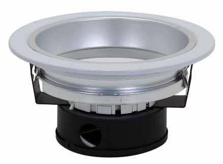 Ares 3 20742 Ares Flush-Mount or Wall Fixture Lamping 1Lt x 18w Par-38 (GX-53 Base) Finish BS WH