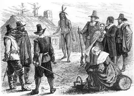 " So it was a surprise to the Pilgrims when, on 16 Mar 1621, Samoset walked into their settlement and in broken English, said "Welcome, Englishmen, Welcome!